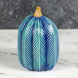 Ceramic Bisque Tall Knit Pumpkin